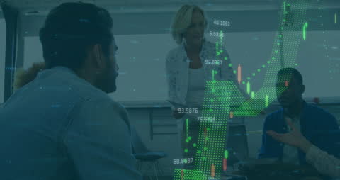 Animation of Financial Data in Multicultural Team Meeting