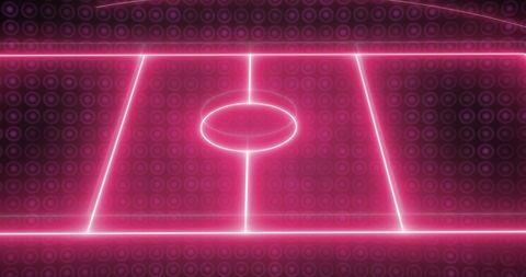 Neon Sports Arena Design with Pink Circles and Digital Futurism - Download Free Stock Images Pikwizard.com