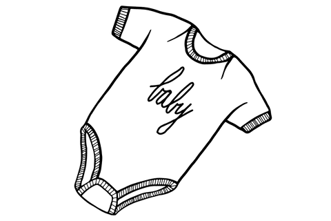 this transparent vector illustration features a collection of baby clothing items, including shirts, pants, and onesies in various styles and designs. useful for creating nursery decor, designing children's apparel catalogs, or developing baby product websites. versatile for use in both digital media and print projects targeting new parents and children's merchandise startups.