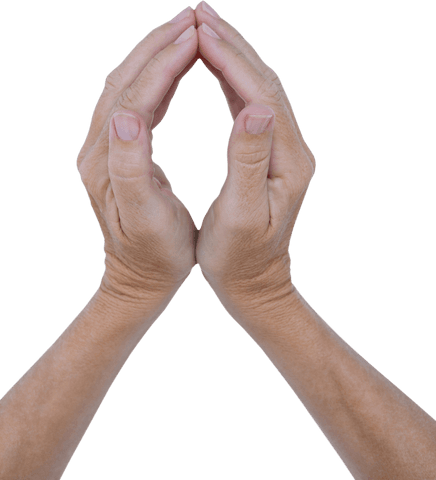 transparent hands in a praying gesture close-up - Download Free Stock Videos Pikwizard.com