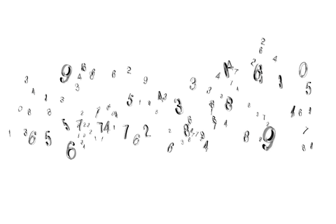 floating numbers on transparent background for education and design - Download Free Stock Videos Pikwizard.com