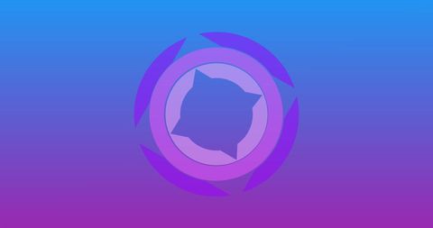 Dynamic Geometric Abstract on Vibrant Gradient Background - Download Free Stock Images Pikwizard.com