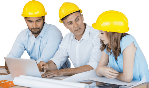Architects Collaborating with Transparent Background in Office - Download Free Stock Videos Pikwizard.com