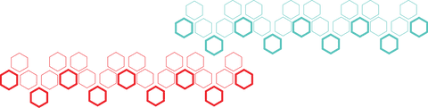 Abstract Hexagonal Blue and Red Transparent Pattern - Download Free Stock Videos Pikwizard.com
