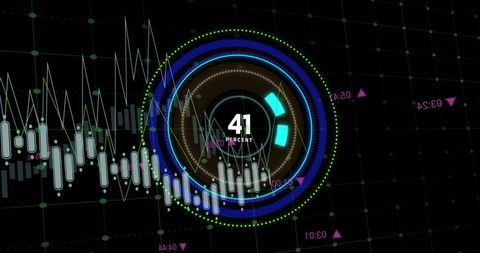 Dynamic Data Processing with Digital Loading Interface - Download Free Stock Images Pikwizard.com
