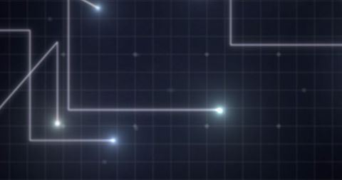 glowing lines and points on grid background for digital interface - Download Free Stock Images Pikwizard.com