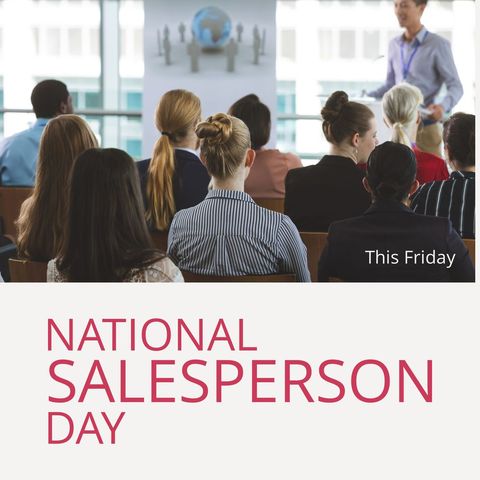 Diverse Conference Audience for National Salesperson Day Celebration - Download Free Stock Templates Pikwizard.com