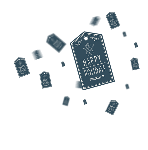 transparent png label happy holidays digital design - Download Free Stock Videos Pikwizard.com