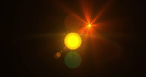 Radiant Flare Lights with Illuminating Dynamic Effects on Dark Background - Download Free Stock Images Pikwizard.com