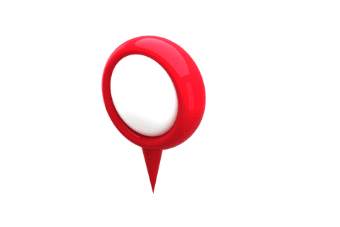 Red Geolocation Pointer Icon on Transparent Background - Download Free Stock Videos Pikwizard.com