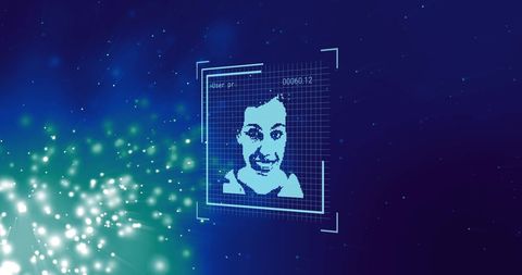 Digital Face Recognition Technology Interface Concept - Download Free Stock Images Pikwizard.com