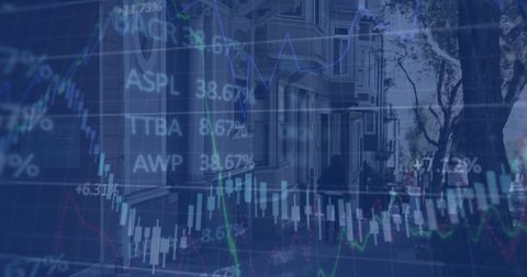 Stock Market Analysis with City Life Concept - Download Free Stock Images Pikwizard.com