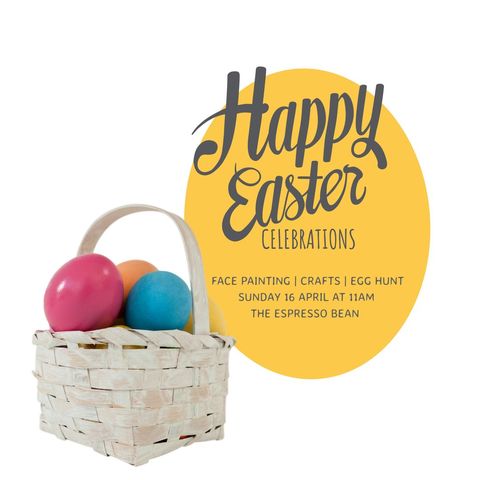 easter basket with colorful eggs for holiday celebrations - Download Free Stock Templates Pikwizard.com