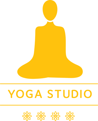 transparent yellow yoga studio logo for wellness branding - Download Free Stock Videos Pikwizard.com