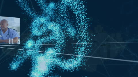 Connected Dots with Doctors Discussing X-Ray in Medical Setting
