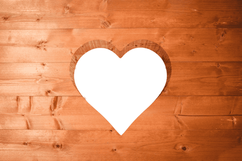 transparent heart shape in wooden surface vector illustration - Download Free Stock Videos Pikwizard.com
