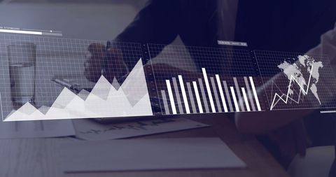 Collaborative Financial Analysis with Global Data - Download Free Stock Images Pikwizard.com