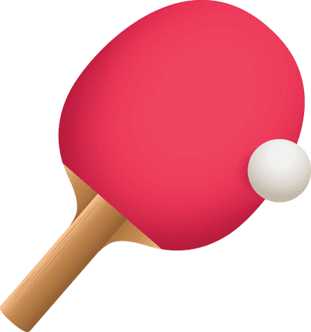 table tennis racket with ball on transparent background - Download Free Stock Videos Pikwizard.com