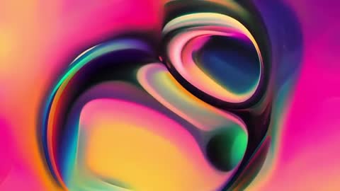 Vibrant Abstract Waveform with Bold Gradients