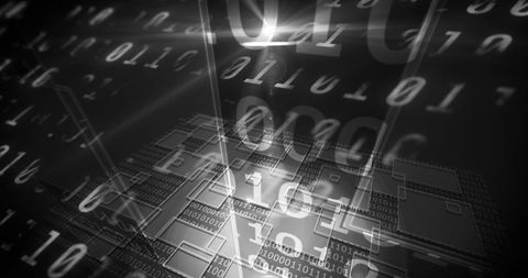 Futuristic Digital Data Processing Overlays - Download Free Stock Images Pikwizard.com
