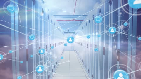 Network Connections in a Modern Server Room