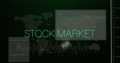 Futuristic Stock Market Data in Green Tone - Download Free Stock Images Pikwizard.com