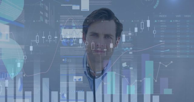 Business Analyst with Financial Graphs and Data Visualizations - Download Free Stock Images Pikwizard.com