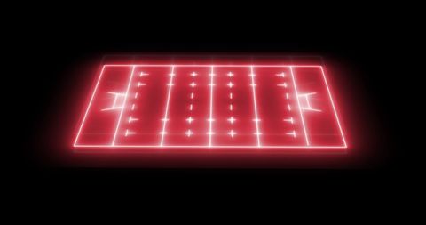 Futuristic Neon Sports Field on Dark Background - Download Free Stock Images Pikwizard.com