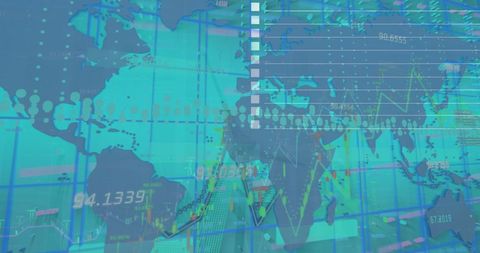 Global Financial Market Trends: World Map and Analytics Graphics - Download Free Stock Images Pikwizard.com
