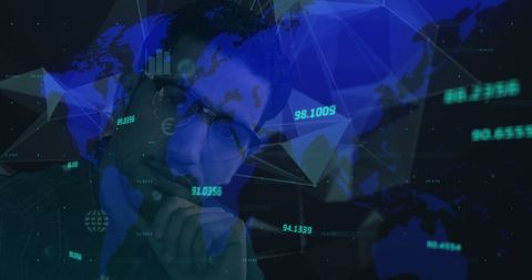 Global Network Technology with Digital Interface and Data - Download Free Stock Images Pikwizard.com