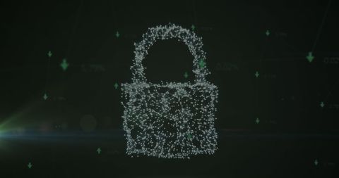 Digital Padlock Symbolizing Cyber Security Network - Download Free Stock Images Pikwizard.com