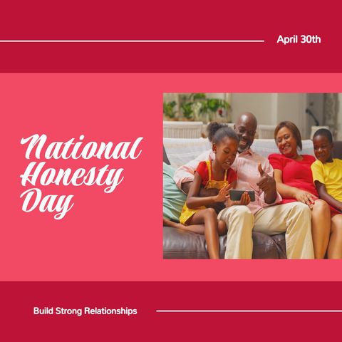 Celebrating National Honesty Day with Joyful Family - Download Free Stock Templates Pikwizard.com