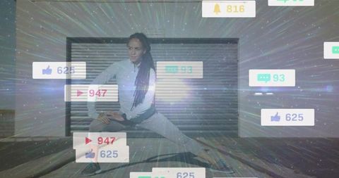 Actively Engaging in Fitness with Social Media Motivation