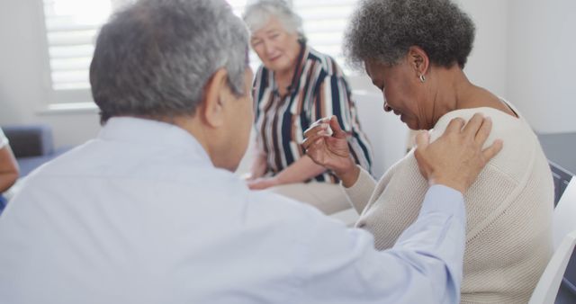 Senior Woman Receiving Vaccine in Medical Clinic - Download Free Stock Images Pikwizard.com