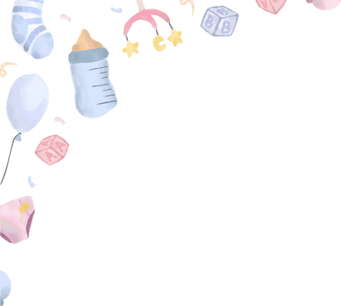 Pastel Baby Frame Elements on Transparent Background Design - Download Free Stock Videos Pikwizard.com
