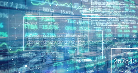 Futuristic Data Analysis and Digital Interface Concept