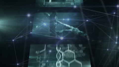 Digital Network Overlaying DNA Data Structures