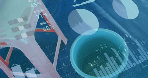 Digital Data Visualization with Graphs and Analytics