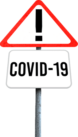pandemic alert road sign with transparent background - Download Free Stock Videos Pikwizard.com