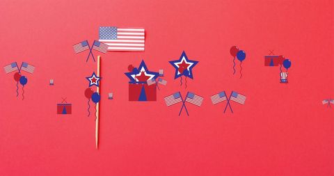 Patriotic Icons Reflecting American Independence Day Celebrations - Download Free Stock Images Pikwizard.com