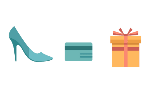 Transparent Fashion Icon Set with Shoe, Credit Card, Gift Box - Download Free Stock Videos Pikwizard.com