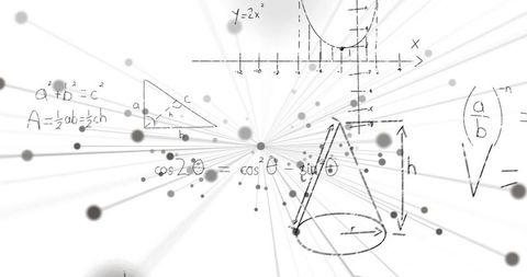 abstract geometric visualization with educational formulas - Download Free Stock Images Pikwizard.com