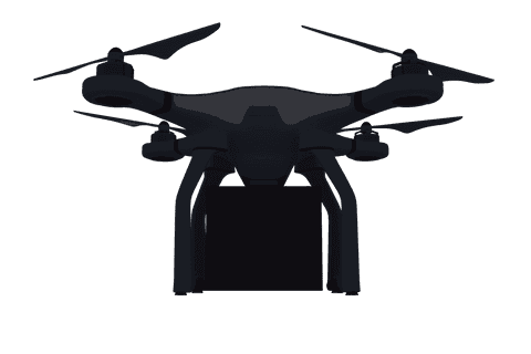transparent drone with carrying case isolated on white background - Download Free Stock Videos Pikwizard.com