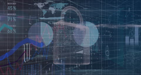 Digital Padlock Against Data and Financial Graphs