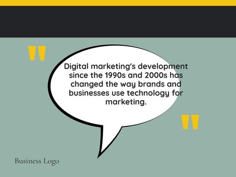 Digital Marketing Evolution Template Highlighting Branding Trends - Download Free Stock Templates Pikwizard.com