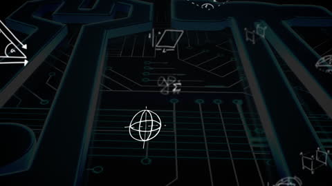 Futuristic Digital Data Processing Over Interface Tools