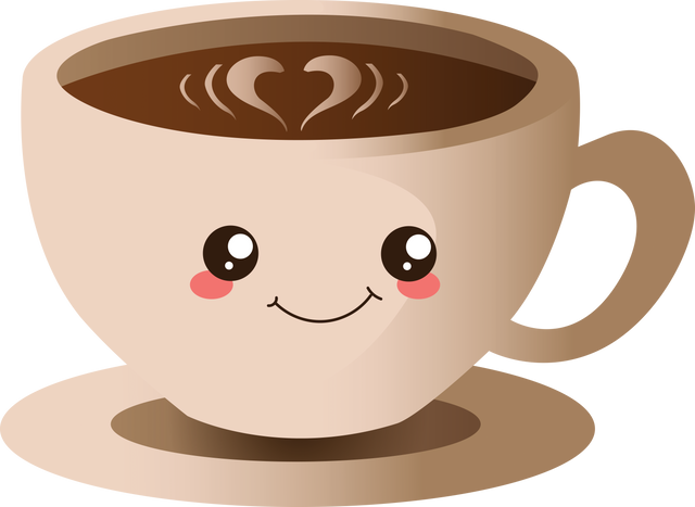 Cute Smiling Coffee Cup on Transparent Background for Digital Use - Download Free Stock Videos Pikwizard.com