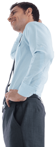 confident businessman pause with hands on head, transparent background - Download Free Stock Videos Pikwizard.com