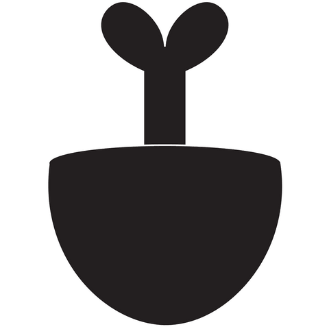 black abstract shape with plant design on transparent background - Download Free Stock Videos Pikwizard.com