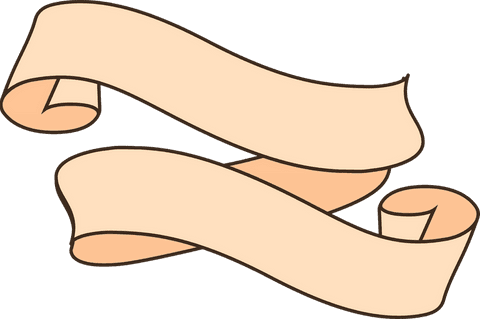 elegant double-banner scroll ribbon on transparent background - Download Free Stock Videos Pikwizard.com